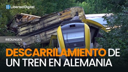 Tres muertos y decenas de heridos en descarrilamiento de tren en Alemania