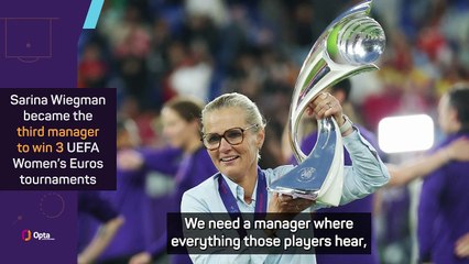 Sarina Wiegman was 'the missing link' for England - White