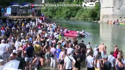 Old bridge in Mostar hosts 459th annual jump