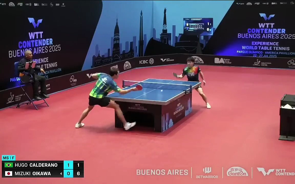 HUGO CALDERANO vs "TCHAUKAWA" MIZUKI OIKAWA - WTT CONTENDER BUENOS AIRES 2025 | FINAL