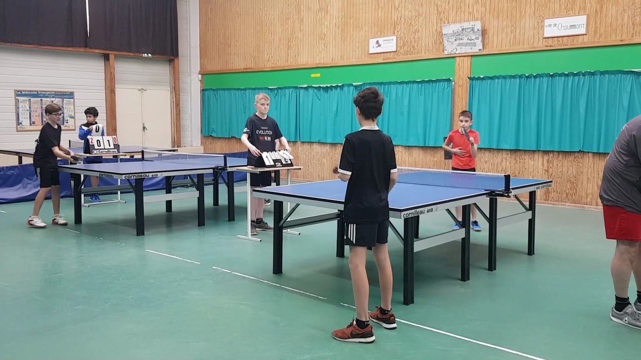 Critérium Fédéral de Tennis de Table à Chaumont le 25/01/20 - Régionale 2 - Zone B