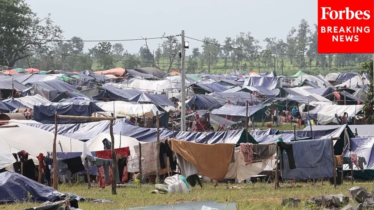 Refugees Set Up Camps In Cambodia As Clashes Continue Between Thailand And Cambodia