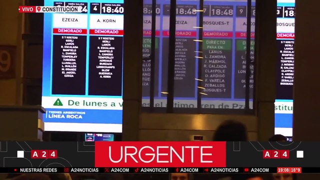 🔴TREN ROCA CON SERVICIO LIMITADO: CAOS, DEMORAS Y CANCELACIONES