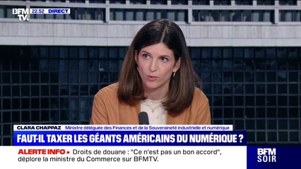 Intelligence artificielle: "On a investi dans nos entreprises, dans nos infrastructures 109 milliards d'euros", rappelle Clara Chappaz, ministre déléguée chargée du Numérique