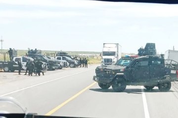 Operativo Muralla de Fuerza Civil deja 3 abatidos en la autopista a Nuevo Laredo