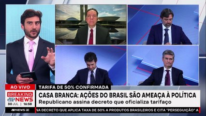 EUA ANUNCIAM LEI MAGNITSKY CONTRA MORAES / TEBET FALA SOBRE O TARIFAÇO | 3 EM 1 -  30/07/2025