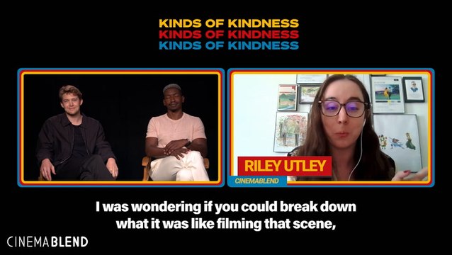 ‘The Rest Is Magic’: Joe Alwyn Breaks Down Getting Licked By Jesse Plemons In Their Wild 'Kinds Of Kindness' Scene