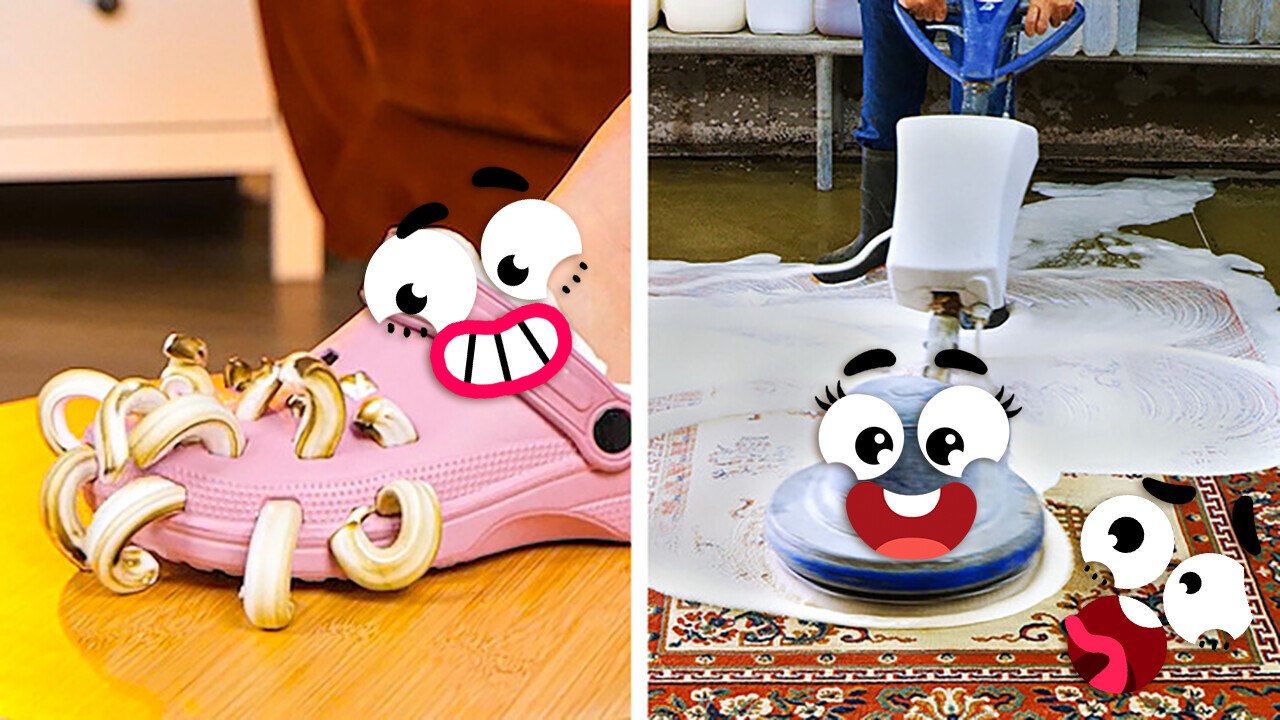 💤 Phone Says “Go to Sleep!” But She Won’t Listen… 📱+ Vacuum vs Stinky Shoes Battle! 🧼