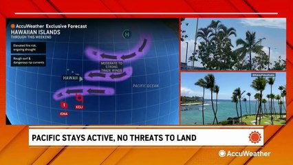 Tropical systems near Hawaii lead to dangerously windy conditions