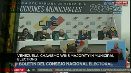 FTS 12:30 28-07: Venezuela, Chavismo wins majority in municipal elections