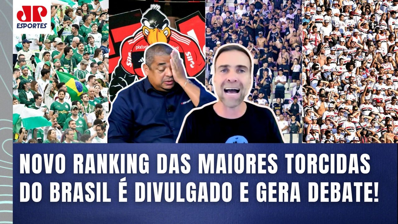 "IMPRESSIONA!! SAIU o NOVO RANKING de TORCIDAS DO BRASIL e..." Flamengo LÍDER; SPFC e Timão EM QUEDA