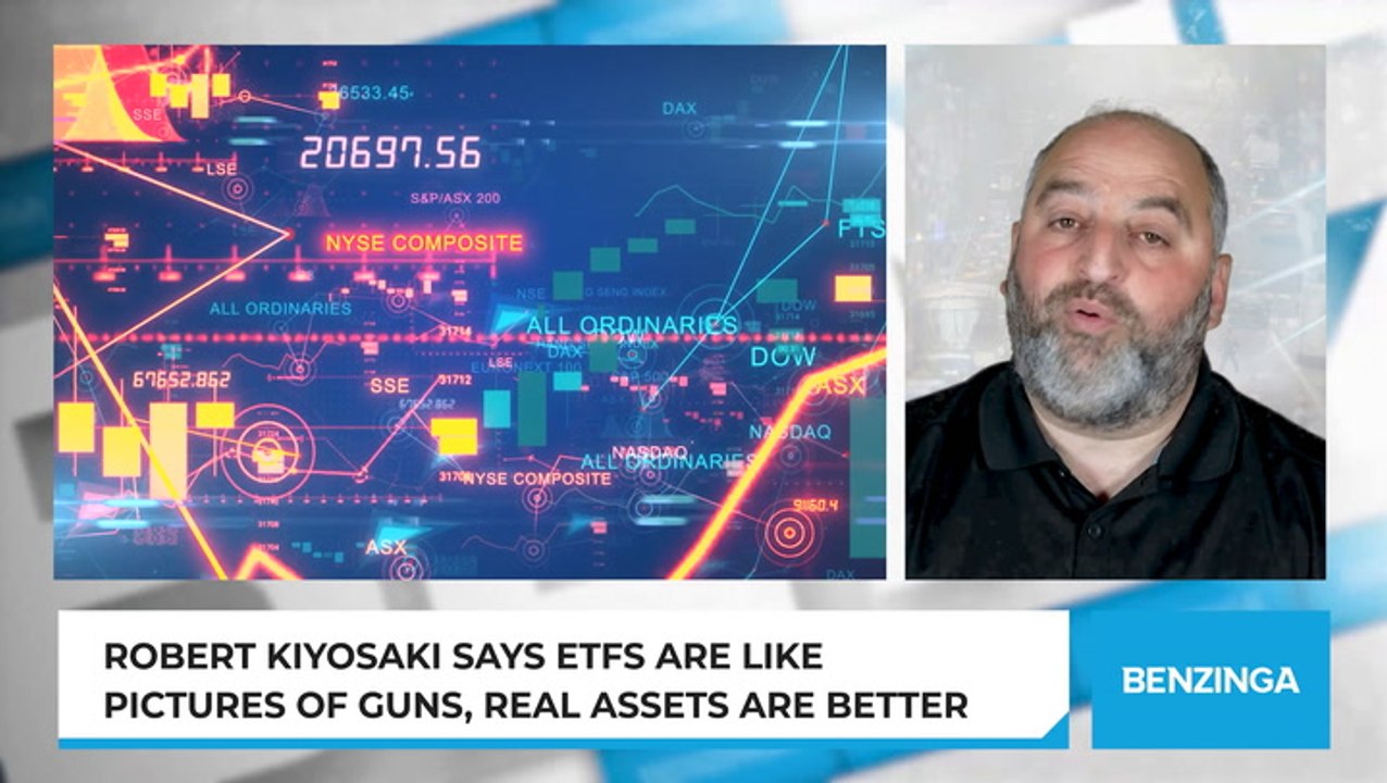 Robert Kiyosaki Says ETFs Are Like Pictures of Guns, Real Assets Are Better