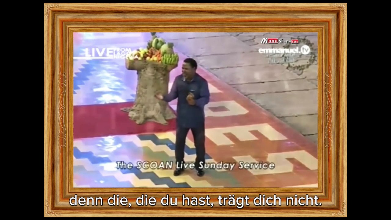Weisheit von TB Joshua über GELD!!!