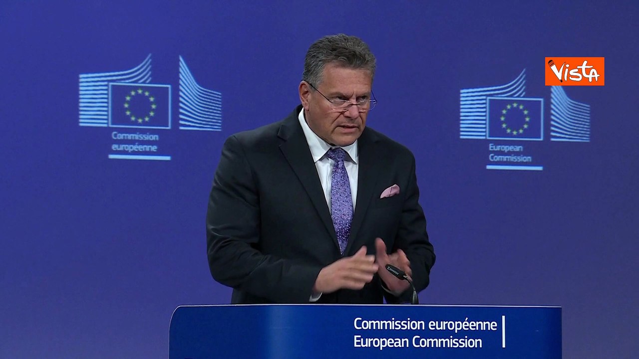 Dazi, Šefčovič: "Senza l'accordo gli scambi con gli Usa sarebbero crollati"