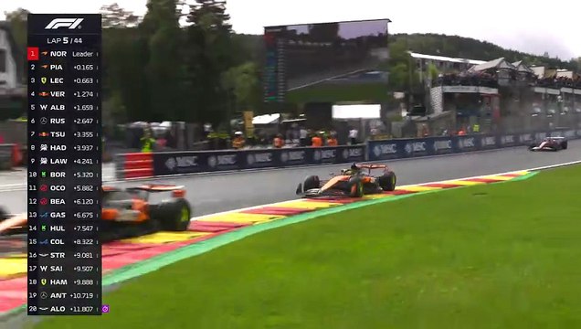 Oscar Piastri en Spa-Francorchamps
