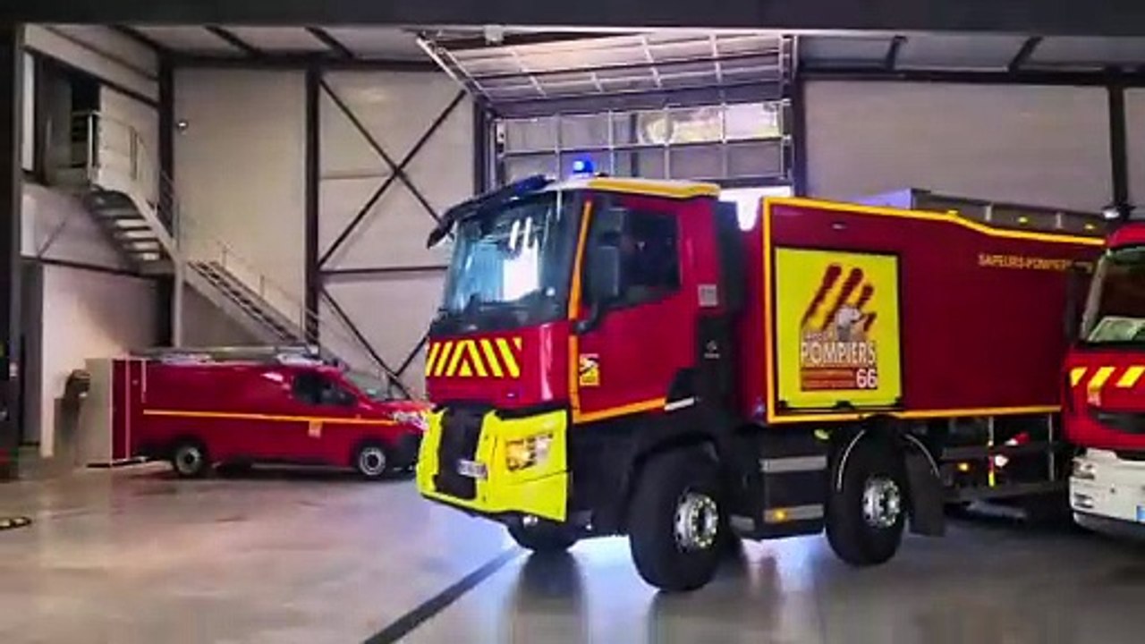 Le nouveau camion citerne des pompiers des Pyrénées-Orientales