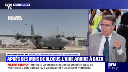 Distribution d'aide humanitaire à Gaza: "Je crois qu'il s'agit d'une bataille de communication", analyse Antoine Basbous, politologue