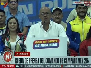 Jorge Rodríguez: Al pdte. Chávez le traemos el mayor regalo el triunfo de las elecciones del 27-J