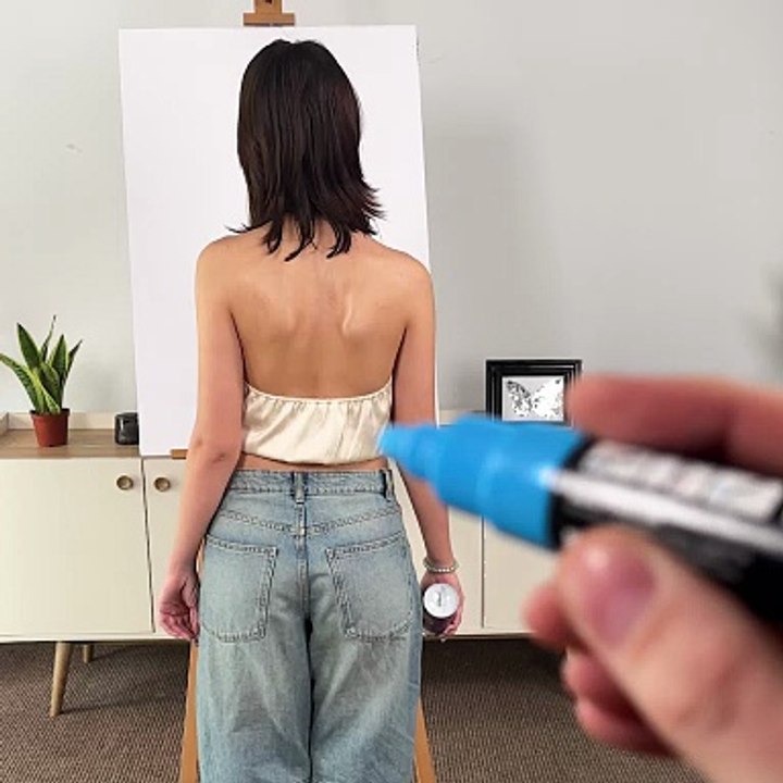 The draw on my back challenge! ✍️💯