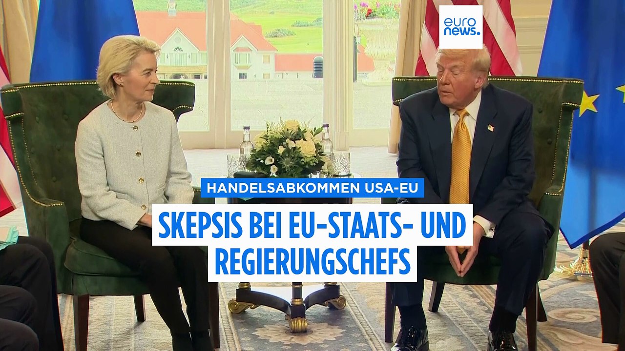 Handelsabkommen mit den USA: Merz erwartet 'erheblichen Schaden' für deutsche Wirtschaft