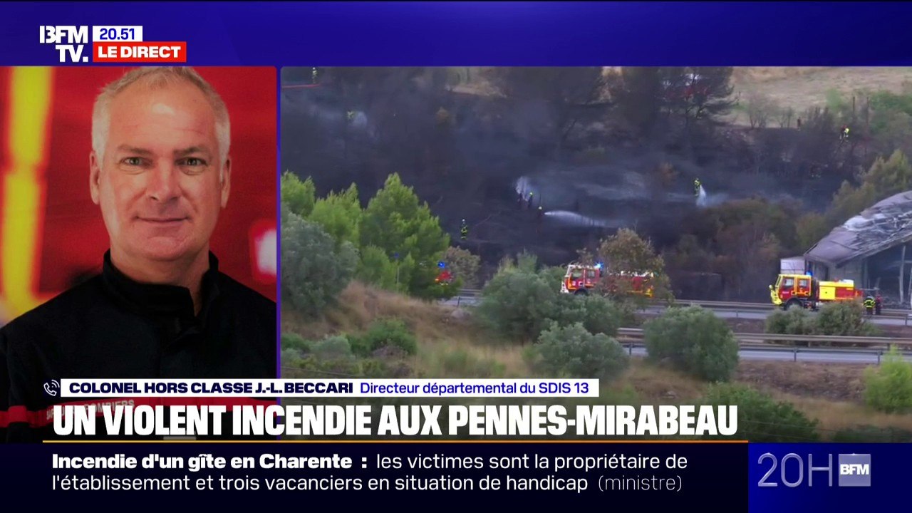 Incendies dans les Bouches-du-Rhône: "Cette vigilance doit être culturelle à présent", estime le colonel Jean-Luc Beccari, directeur départemental du SDIS 13