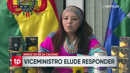 Viceministro evita responder por arroz de mala calidad importado por el Gobierno