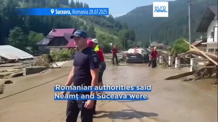 Intense floods strike Romania as wildfires rage across Turkey and Albania