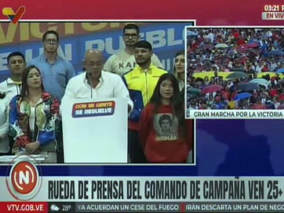 Jorge Rodríguez: Ayer fue ratificada por el pueblo la nueva propuesta de Gobierno Comunal