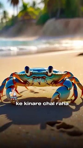 Ek kekda samander ke kinare ja raha tha