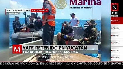 Detienen una embarcación turística por irregularidades en Yucatán