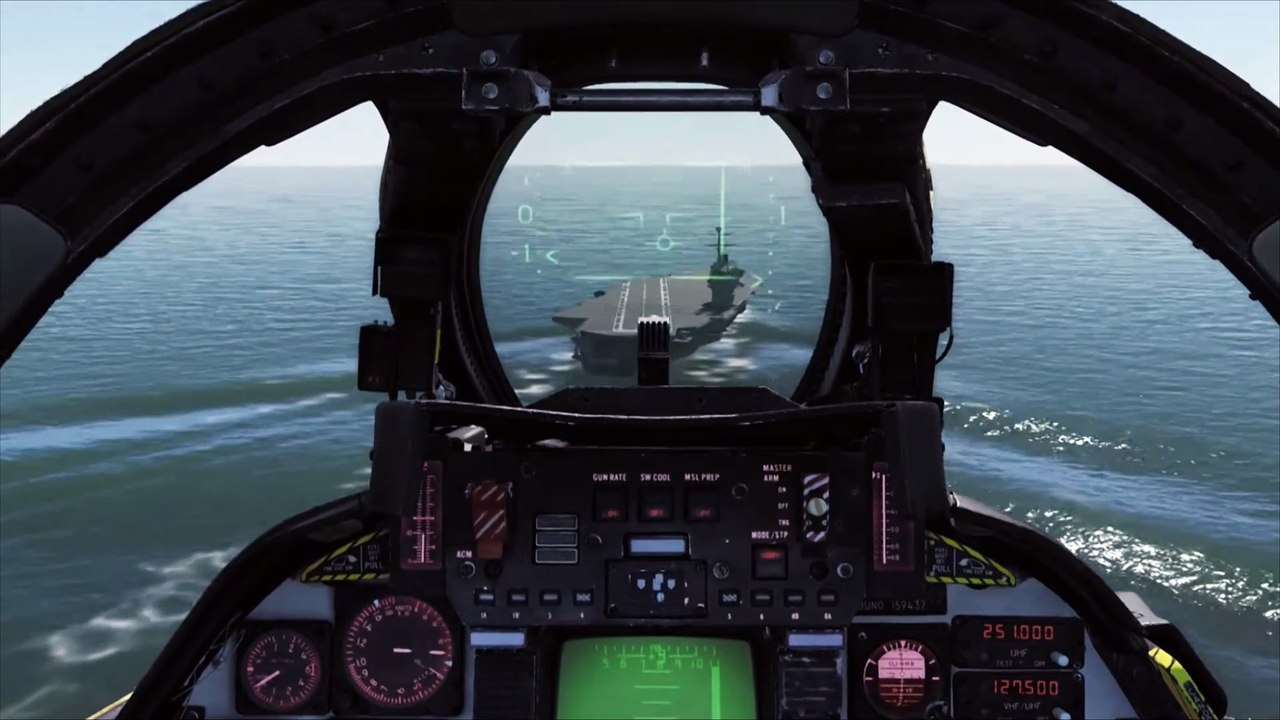 Grumman F 14 B Tomcat US Navy case I Carrier Recovery  DCS 🌍