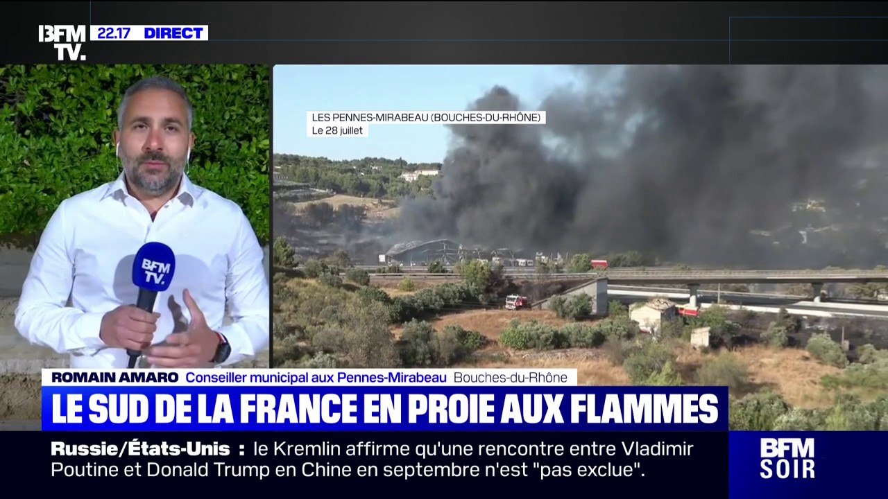 Incendie aux Pennes-Mirabeau: "Les interventions ont permis de neutraliser le feu très rapidement", rassure Romain Amaro, conseiller municipal