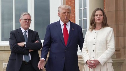 스타머·트럼프, 스코틀랜드에서 회담...가자·우크라이나 종전 촉구 / YTN