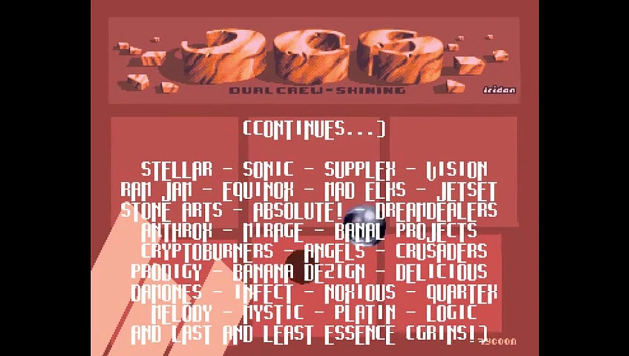 Amiga Demo November Rain by Dual Crew and Shining (1993)