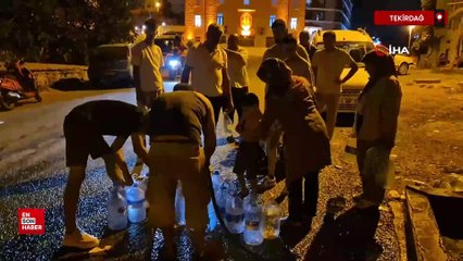 Tekirdağ’da susuzluk isyanı: Ellerinde bidonlarla sokağa döküldüler