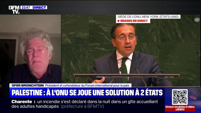 Solution à deux États: Il y a aujourd'hui, entre la rivière et la mer, deux peuples , estime Ofer Bronchtein, président et cofondateur du Forum international pour la paix