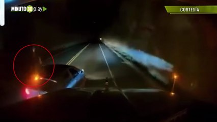 Persecución a camión termina en aparatoso choque de ladrones en la Panamericana
