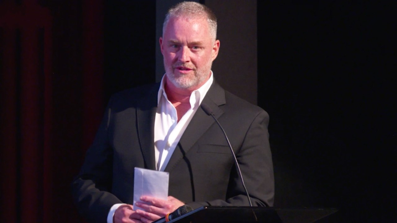 Craig Cichy Presents CORE Co-Founders Sean Penn & Ann Lee $25K Check | Social Impact Fund & THR Social Impact Summit