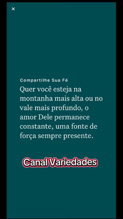 Mensagem de reflexão