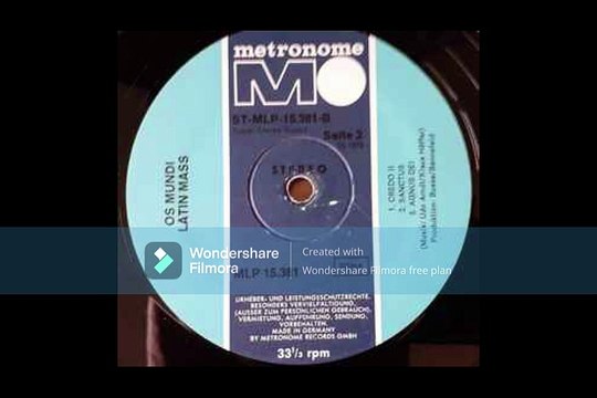 Os Mundi – Latin Mass ; Krautrock, Prog Rock Year: 1970