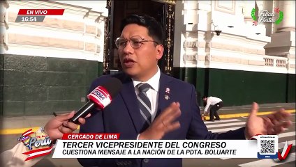 Ilich López tras mensaje de Dina Boluarte: "Ha hablado mucho, ha dado pocas cifras"