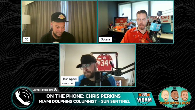 Chris Perkins talks Cam Smith not being ready to start, Dolphins backup QB battle & more from camp