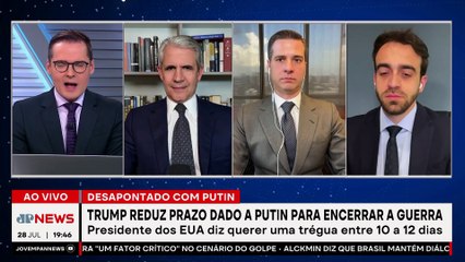 Trump ameaça Putin e exige fim da guerra em 12 dias