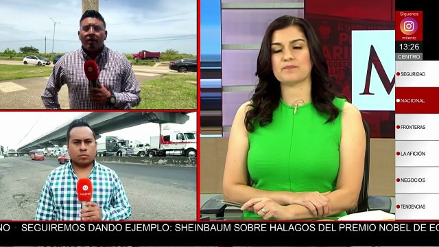 Manifestación de transportistas provoca bloqueos en la autopista México–Puebla