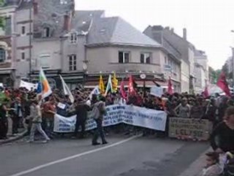 mobilisation des lycéens professeurs ...à Blois