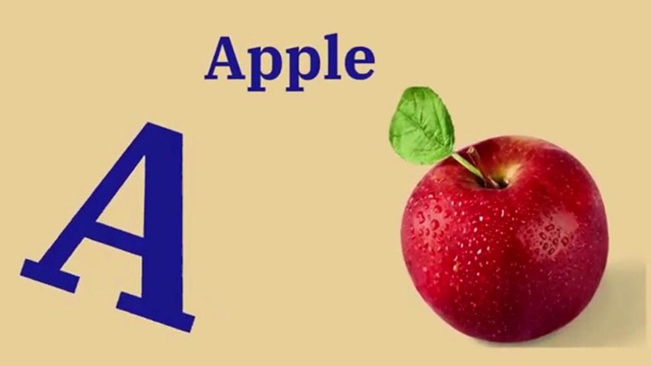 The ABC Phonics Song For Toddler -Learning Video For Kids ABC _ A is For Apple 🍎 B is For Baby