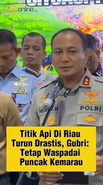 Titik Api di Riau Turun Drastis, Gubri: Tetap Waspadai Puncak Kemarau