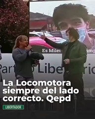 El video que Milei compartió con la "Locomotora" Oliveras
