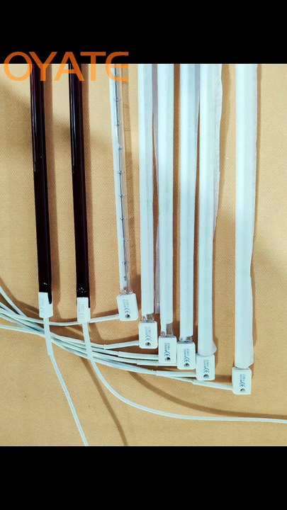 1000w    infrared heating lamp half white