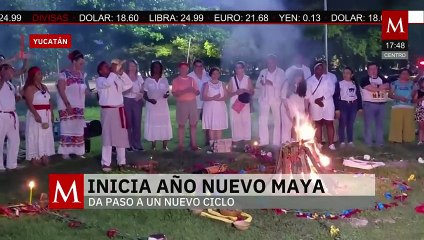 De esta manera se le dio la bienvenida al Nuevo Año Maya en Yucatán